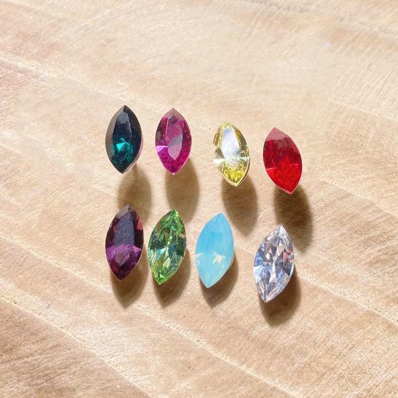 DearBell 925纯银 Swarovski 水晶耳环 - 耳环/耳夹 - 纯银 多色