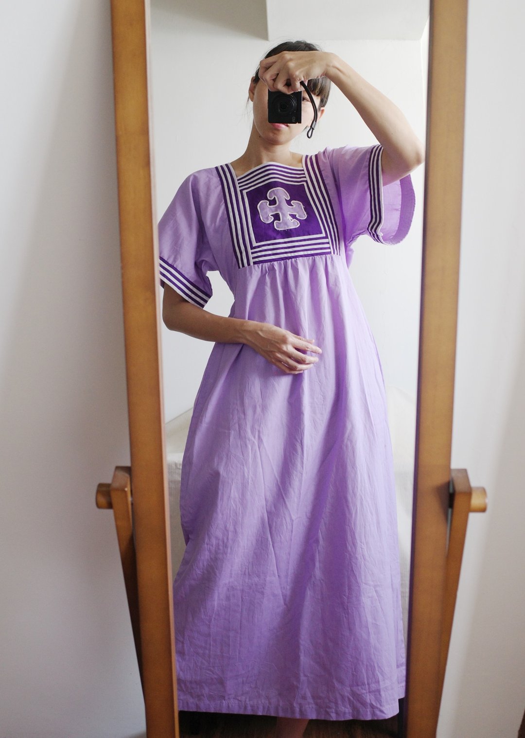 微瑕疵优惠 Vintage Hmong folk dress 泰北苗族洋装 - 洋装/连衣裙 - 棉 