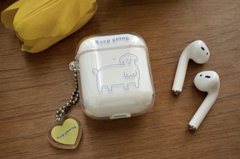 奶子狗AirPods/ AirPods Pro软耳机保护套 - 耳机收纳 - 塑料 透明