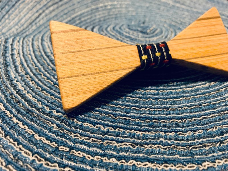 木制领结∣绅士∣文青∣约会配件 - 领结/领巾 - 木头 咖啡色