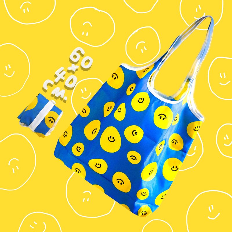 SMILEY FOLDABLE BAG - 其他 - 其他材质 蓝色