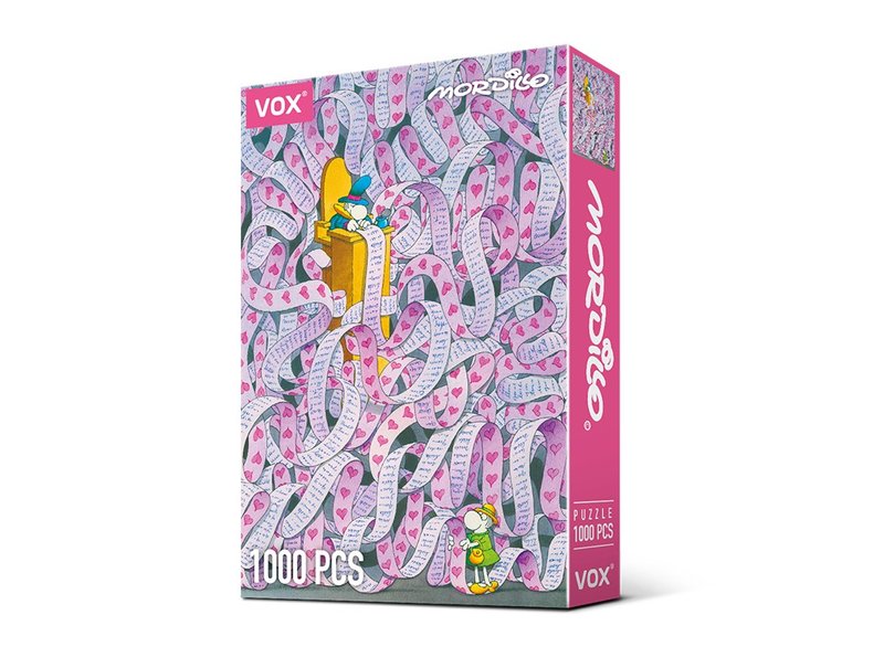 最好的情人节礼物--1000片拼图--情书 - 拼图 - 纸 