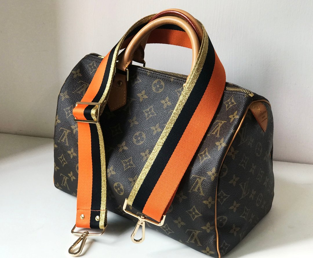 2寸手工宽版背带 棉织背带 背包背带  可以调整 可以替换 - 侧背包/斜挎包 - 棉．麻 橘色
