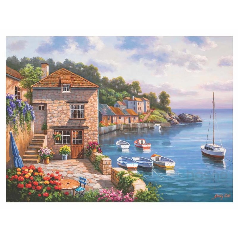 海湾花园_拼图_1000片 - 拼图 - 纸 