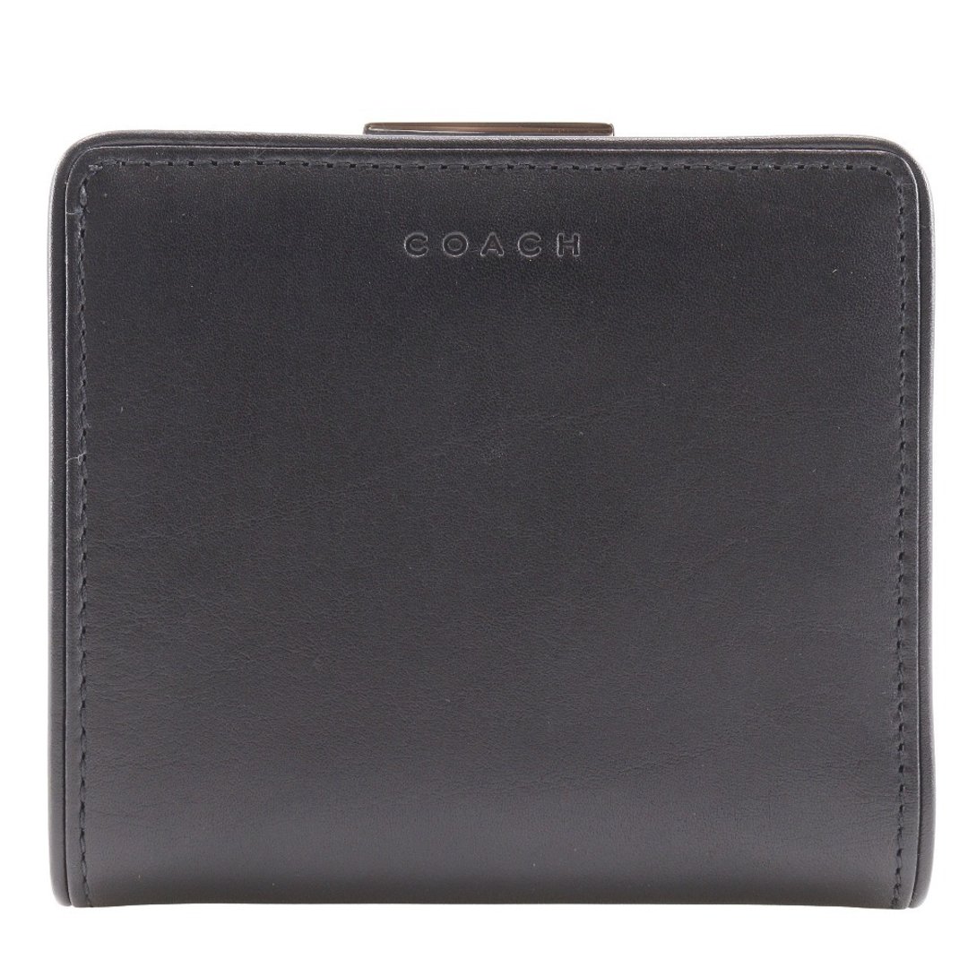 [日本直送] Coach COACH 标志双折钱包，口金包，黑色，女款 [二手] - 皮夹/钱包 - 真皮 黑色