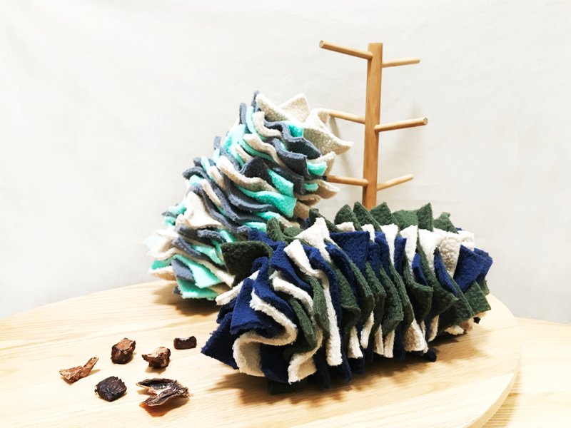 【手作玩具】宠物藏食千层烤肉串(困难版) 嗅闻 - 玩具 - 聚酯纤维 多色