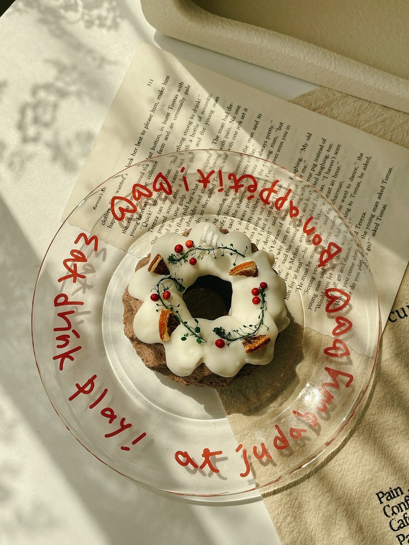 戚风蛋糕 甜点香氛蜡烛 - 蜡烛/烛台 - 蜡 咖啡色