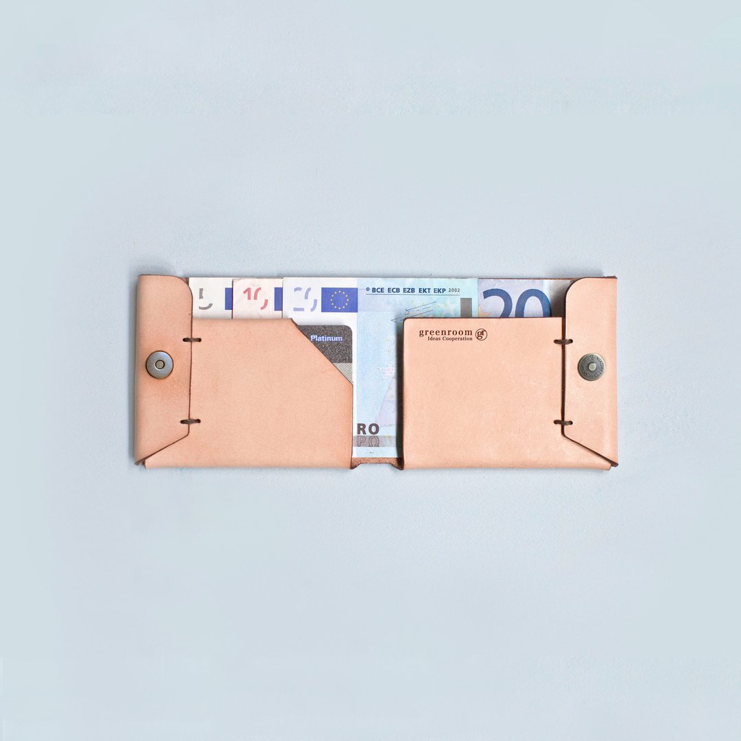 Slim Wallet 手工皮革轻量短夹 - 皮夹/钱包 - 真皮 