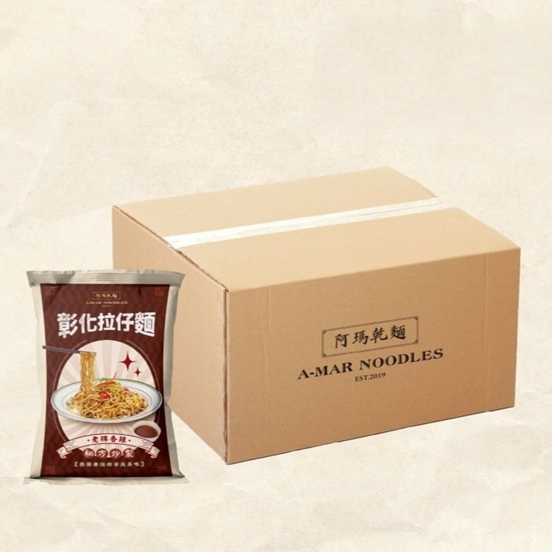 彰化拉仔面-老牌香辣(12包装) 全素 - 面/面线/米粉 - 其他材质 红色