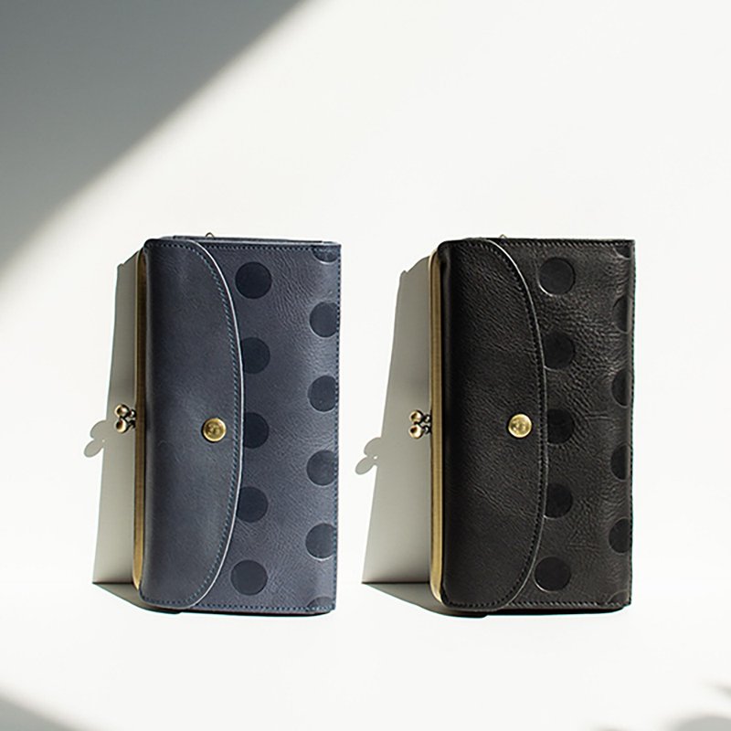 日本Kanmi. - Candy 系列小屋顶长钱包 - 皮夹/钱包 - 真皮 