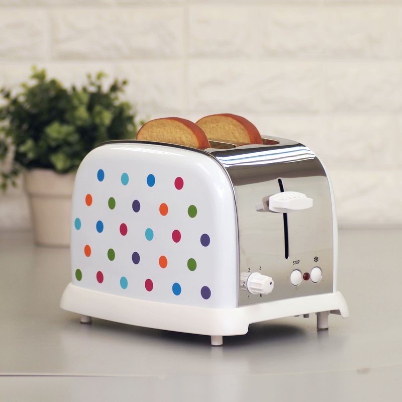 都会双片面包多士炉 - 彩点 TR208-RWB - 其他 - 其他金属 多色