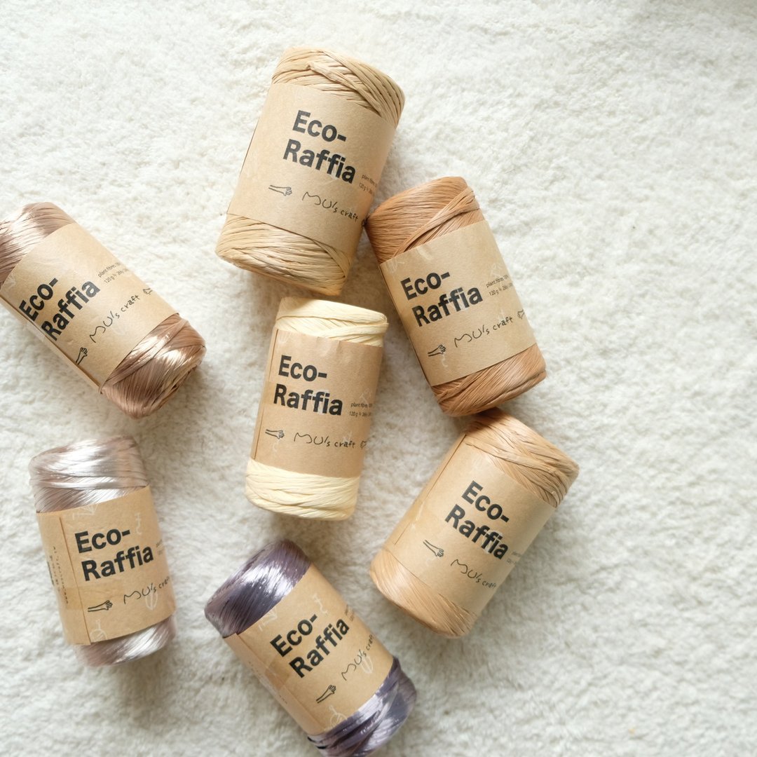 ECO Raffia 拉菲草纱 - 编织/刺绣/羊毛毡/裁缝 - 其他人造纤维 