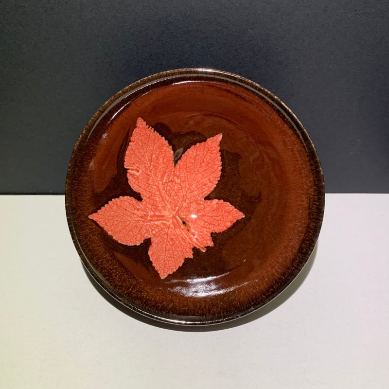 木叶天目中茶碗 130ml 邱毓宁 莺歌烧 B5-05 - 茶具/茶杯 - 瓷 黑色