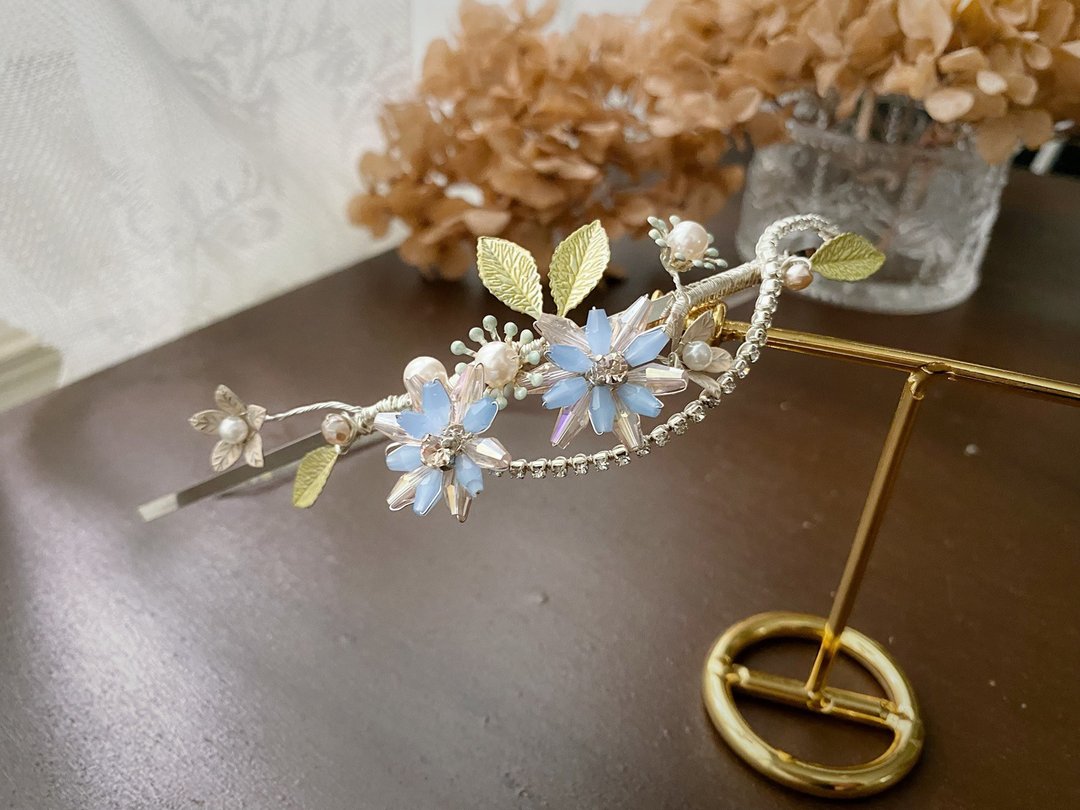 莫内花园 清秀水晶花园发箍 - 发饰 - 水晶 