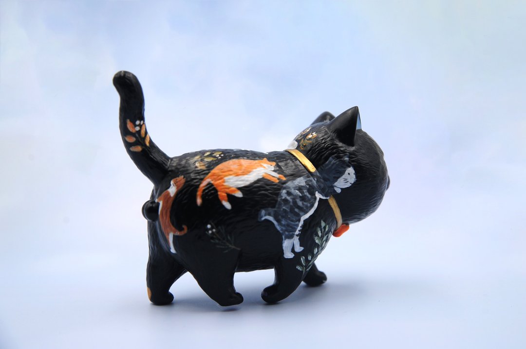 猫咪手绘公仔-多姿猫 - 摆饰 - 塑料 多色