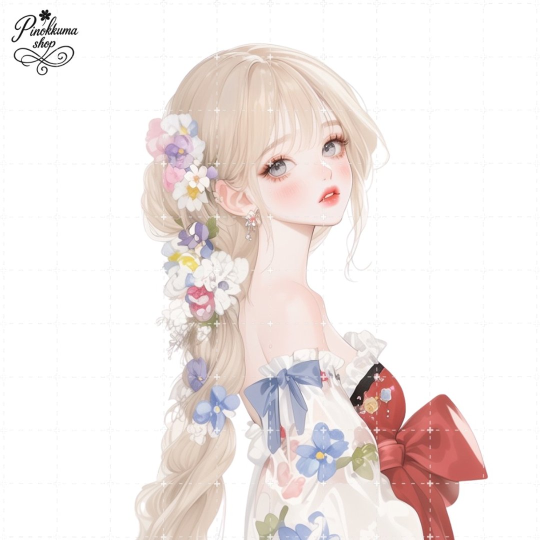 人物贴纸 女孩贴纸 拼贴素材 - 贴纸 - 纸 