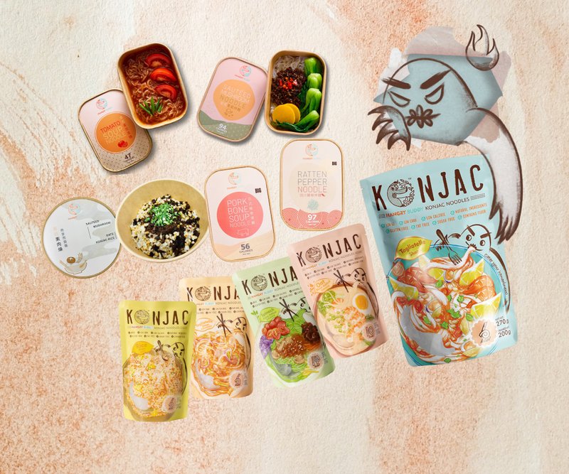 Hangry Buddy - 蒟蒻体验套装1套10件试齐不同口味 - 面/面线/米粉 - 其他材质 