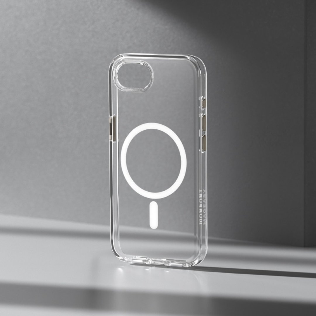 iPhone 16e Bright M 不发黄军规磁吸透明壳 十年保固 - 手机壳/手机套 - 塑料 