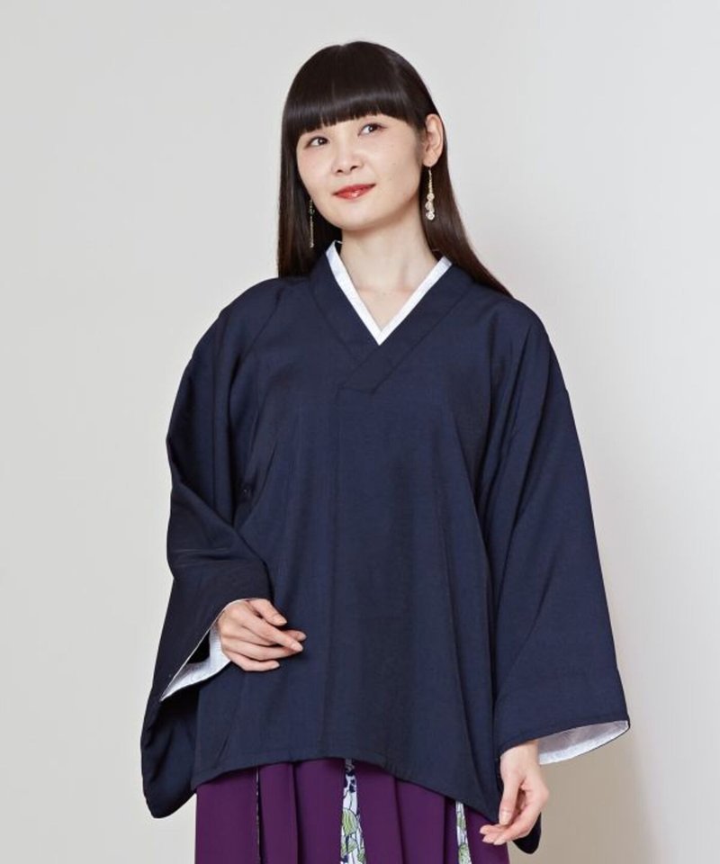 【热门预购】静谧禅意水纹花语和服式短版宽袖上衣(4色)7CQ-4103 - 女装上衣 - 其他材质 