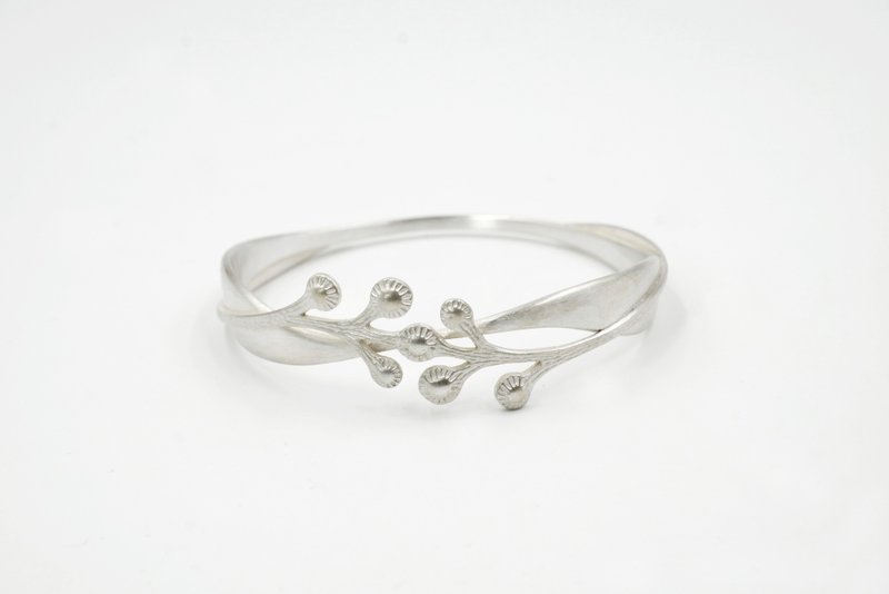 I-Shan13     两草手环 - 手链/手环 - 纯银 银色