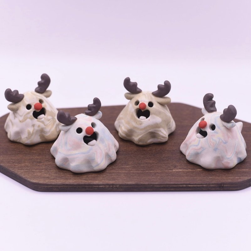 驯鹿阿飘 - 玩偶/公仔 - 陶 