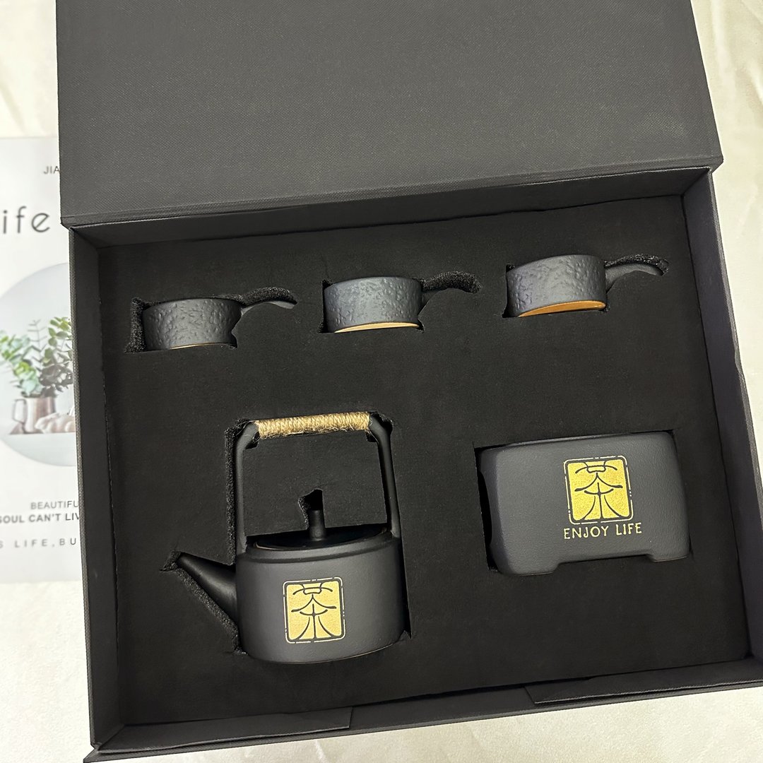 商务礼盒丨日式温茶壶礼盒  文字雕刻 定制化 暖茶创意订制礼物 - 茶具/茶杯 - 陶 