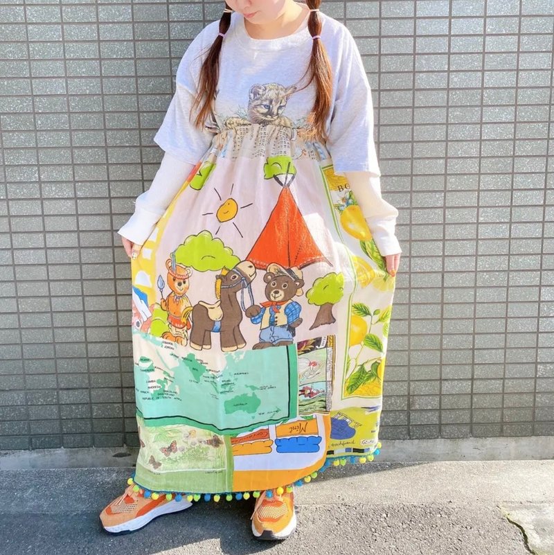 复古裙 - 裙子 - 棉．麻 