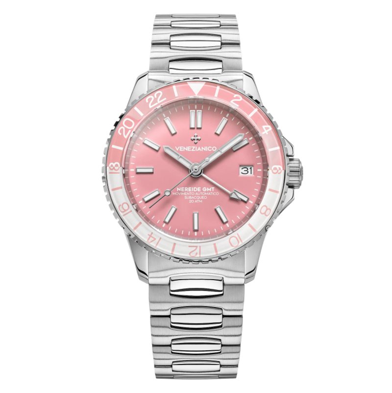 Venezianico Nereide GMT Cielo - 3521506C 自动机械手表 - 男表/中性表 - 不锈钢 银色