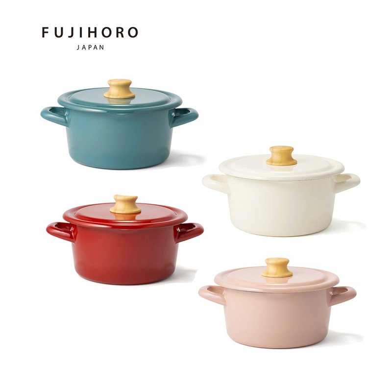 【官方直营】COTTON 简约系列 双耳珐琅锅18cm-2.3L - 厨房用具 - 珐琅 粉红色