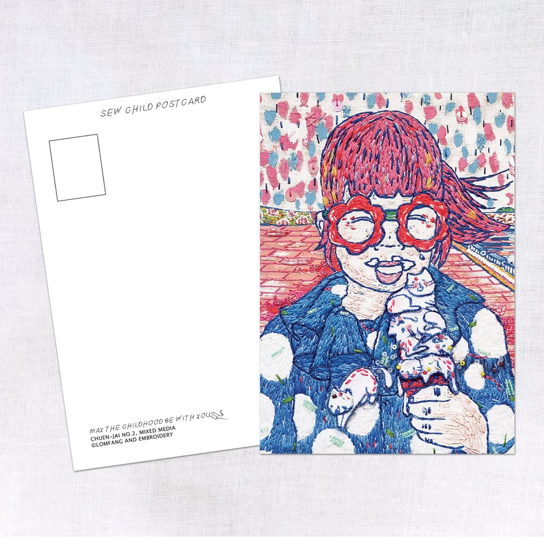 Postcard Happy Ice cream no.2 - 卡片/明信片 - 纸 多色