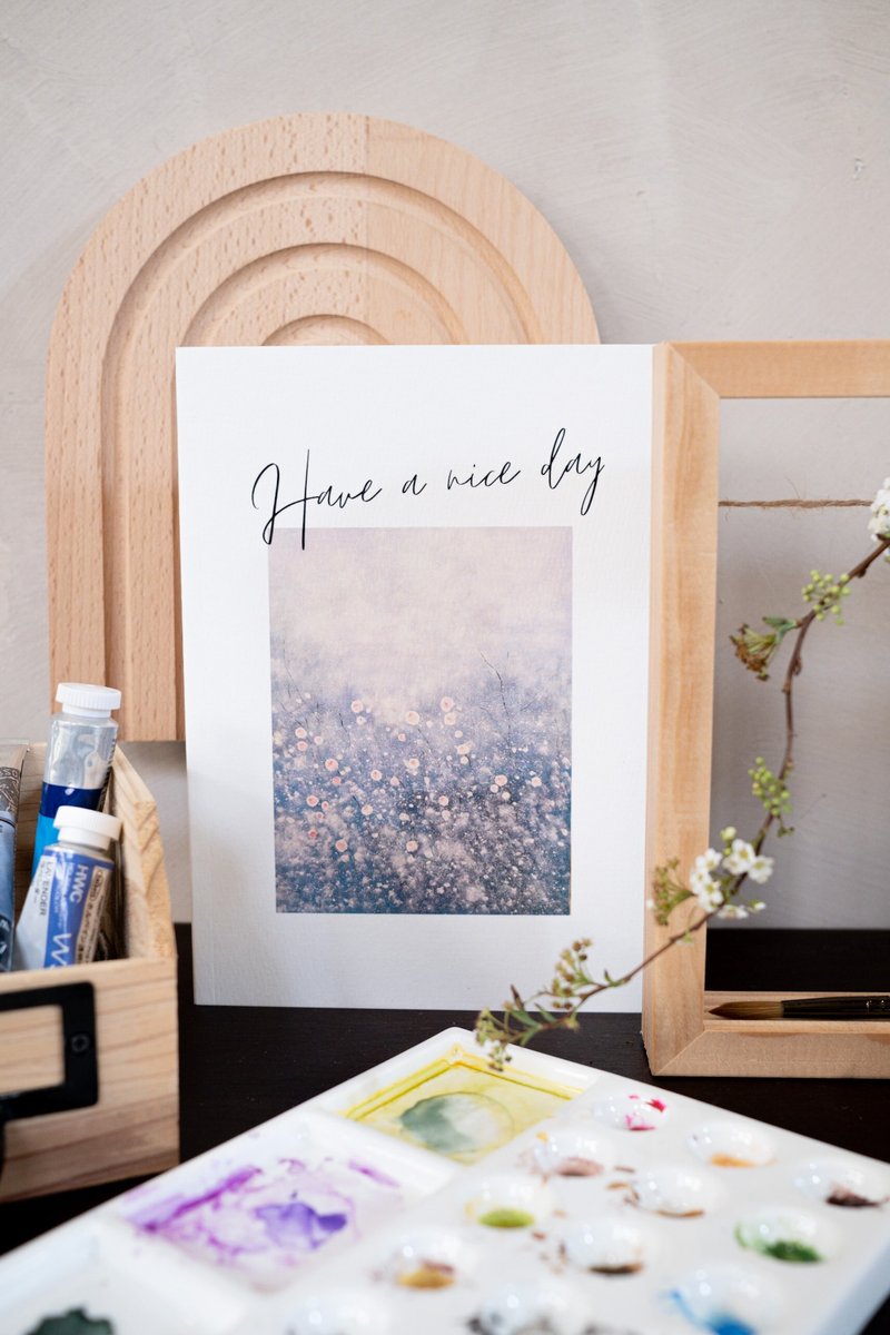 抽象画空白手札 - 笔记本/手帐 - 纸 