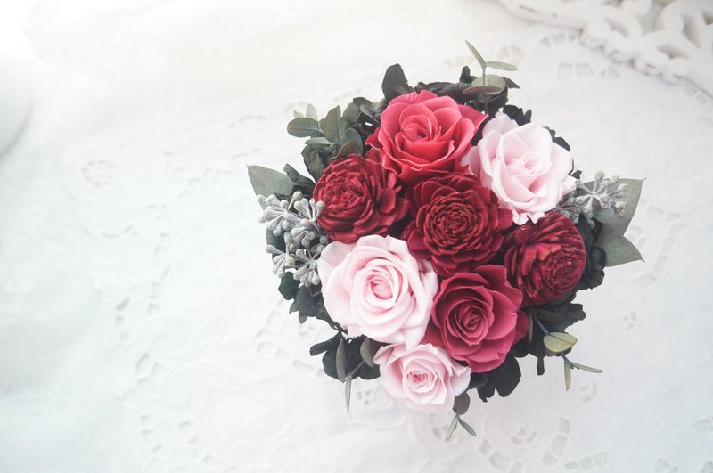 给她的 香氛玫瑰花礼 - 植栽/盆栽 - 植物．花 粉红色