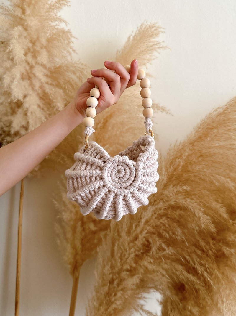 波西米亚贝壳包 一人成团 - 编织/羊毛毡/布艺 - 棉．麻 