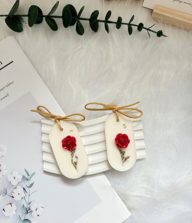 婚礼小物 捧花礼 探房礼-小王子的玫瑰香氛蜡片 - 蜡烛/烛台 - 蜡 红色