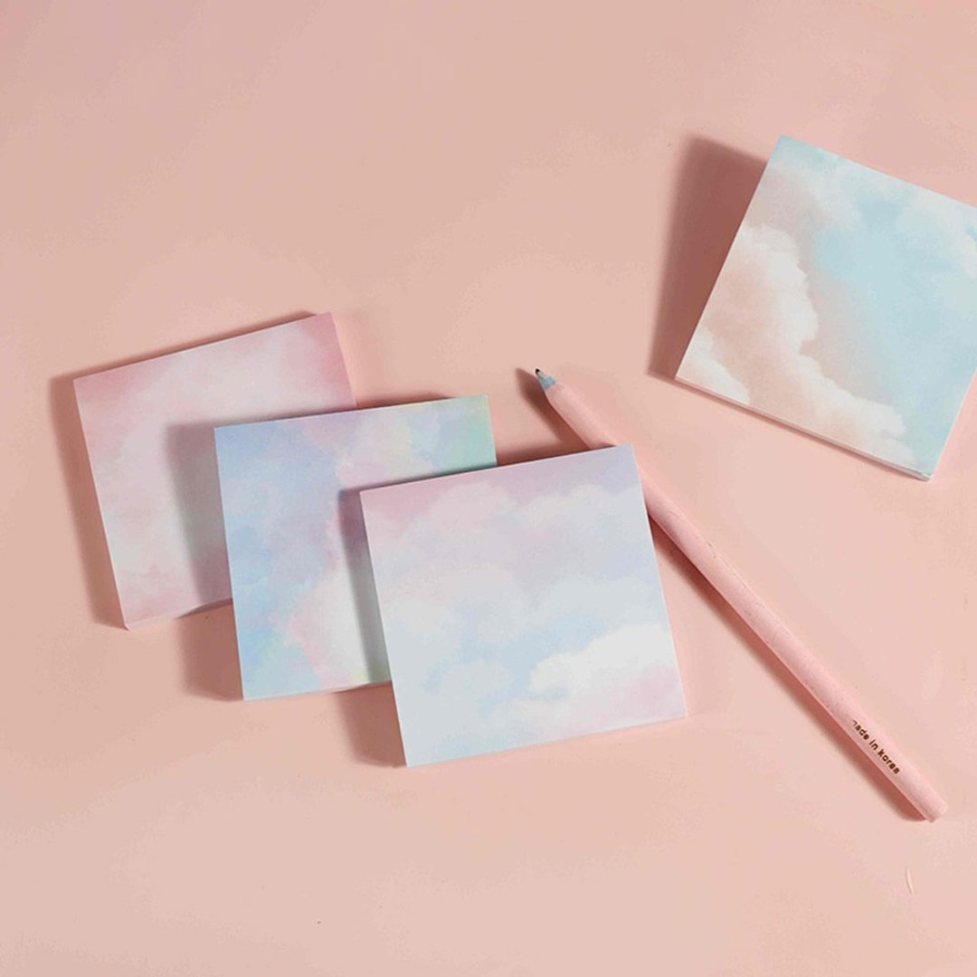 Chuyu 便利贴-云彩/便签本/便条本/可撕式/记事清单/创意便条纸 - 信封/信纸 - 纸 多色