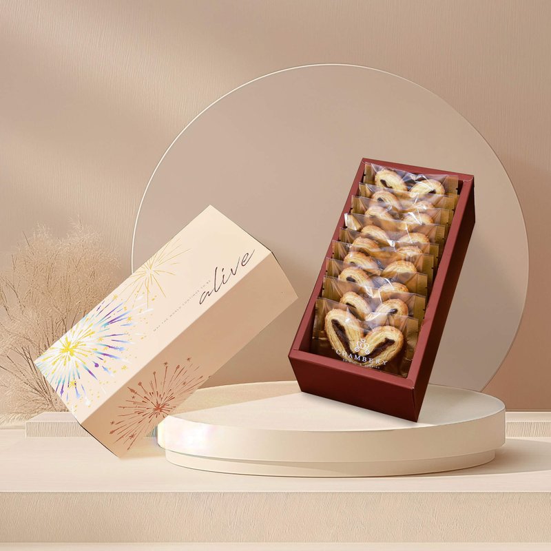 【香贝里】花火礼盒_肉桂蝴蝶酥/伴手礼/餐盒/母亲节/端午礼盒 - 手工饼干 - 新鲜食材 