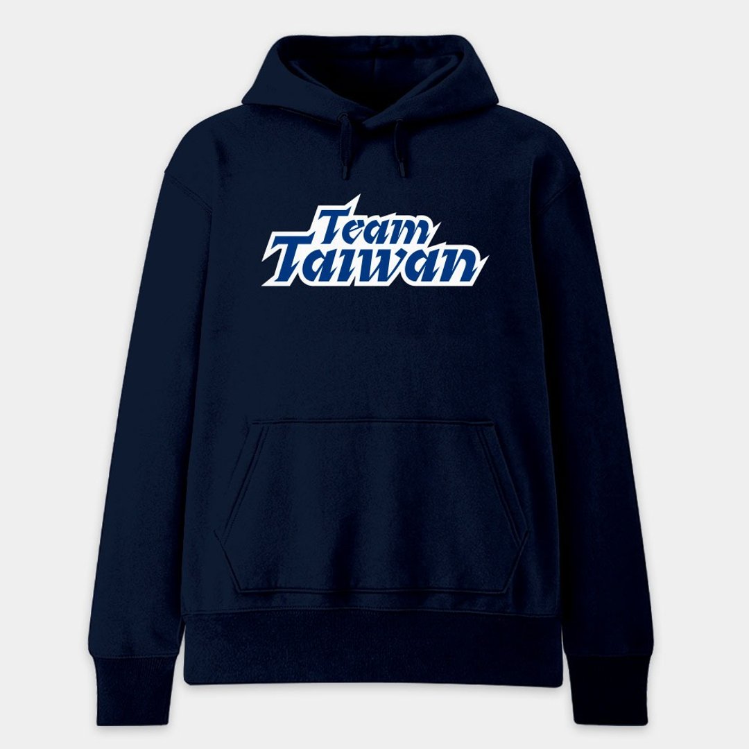 【秋冬新品】Team Taiwan 中性 纯棉帽T 大学T PS062 - 中性连帽卫衣/T 恤 - 棉 蓝色