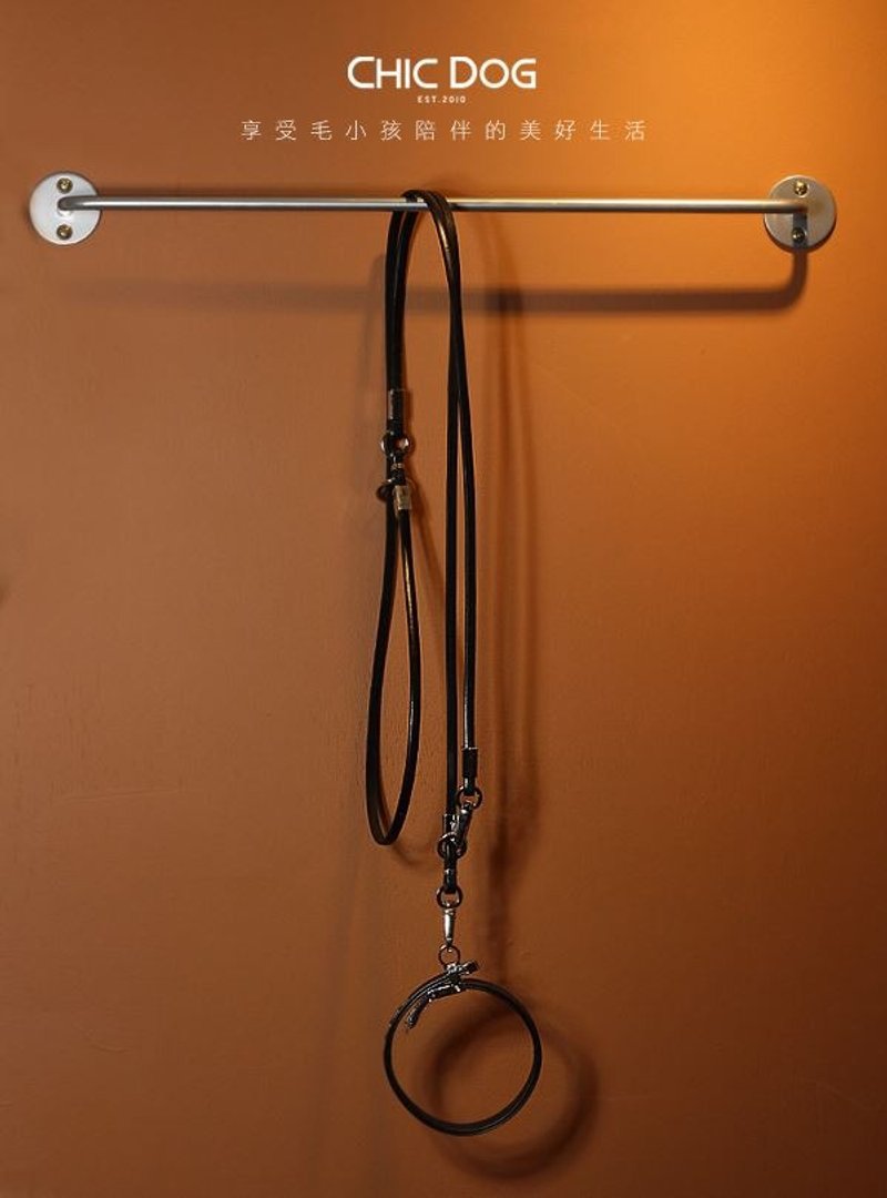 【CHIC DOG】真皮 皮革 牵绳 真皮手感肩背牵绳 - 项圈/牵绳 - 真皮 多色