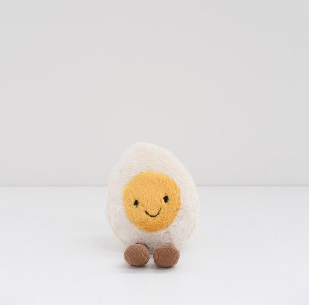 Amuseable Happy Boiled Egg 趣味水煮蛋 - 玩偶/公仔 - 聚酯纤维 白色