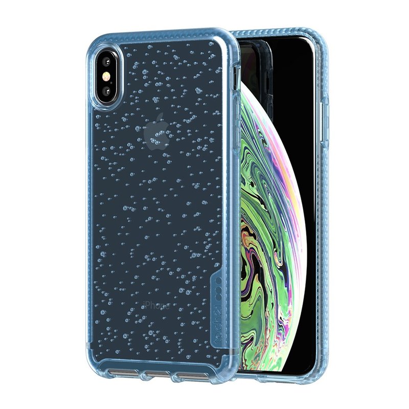 英国Tech 21防撞硬式泡泡保护壳-iPhone Xs (5056234707388) - 手机壳/手机套 - 硅胶 蓝色