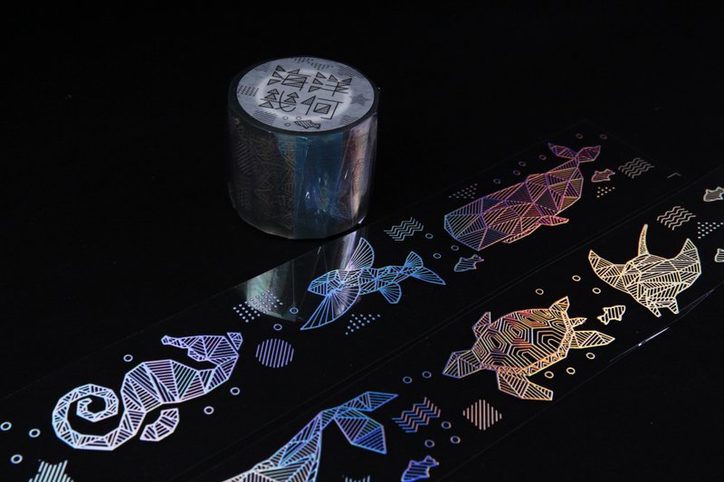 【几何海洋】PET胶带 by Nemo羊 - 纸胶带 - 塑料 多色