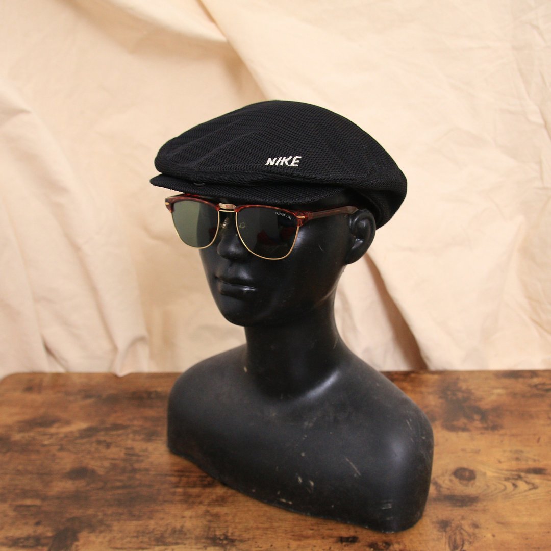 Back to Green:经典品牌帽 Nike 黑色画家帽 d-21 vintage hat - 帽子 - 棉 