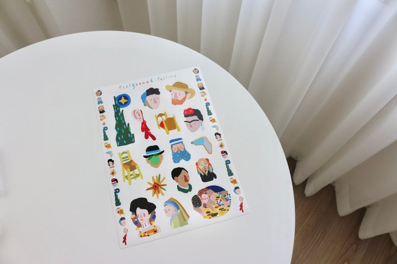 Artist Series Sticker A4 - 贴纸 - 纸 多色