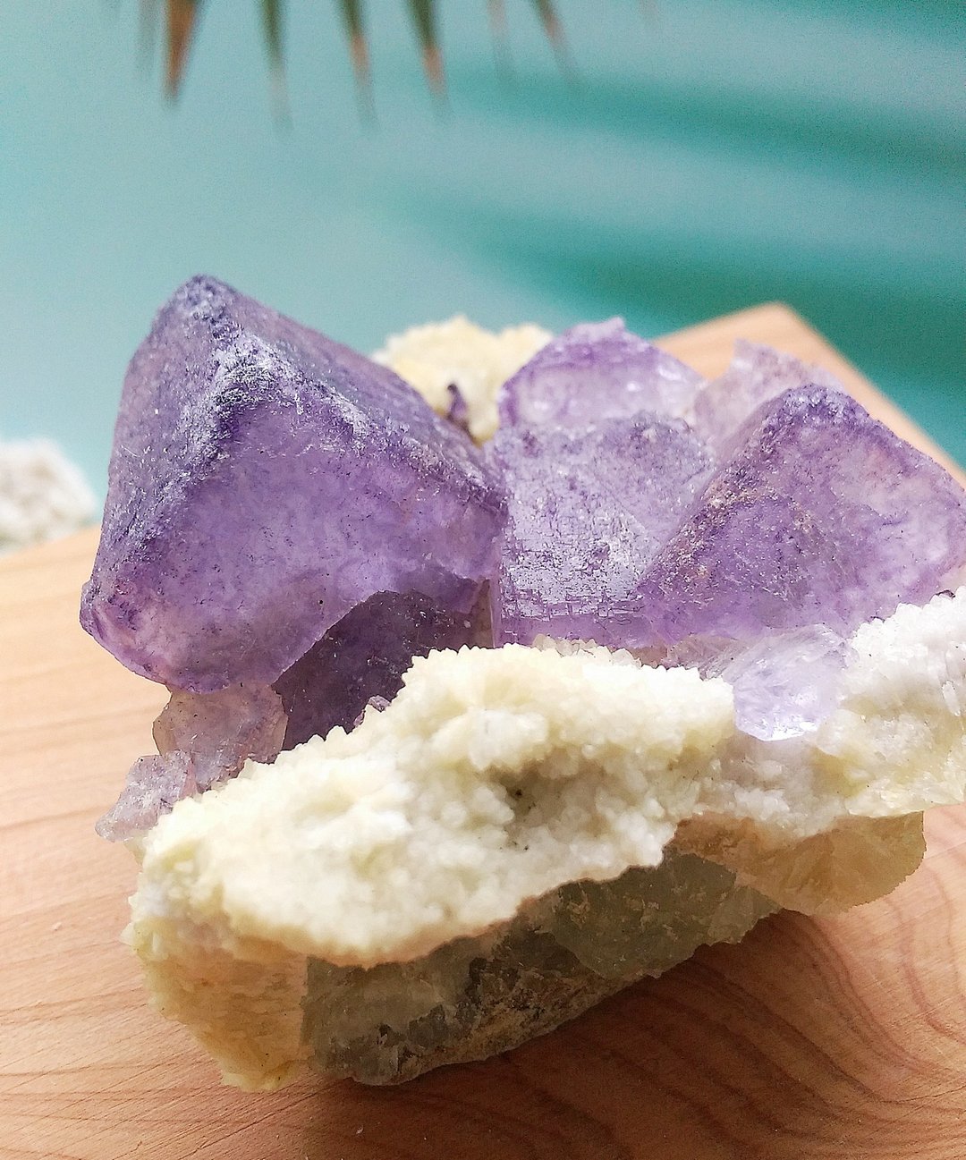 Fluorite 贵州产地 紫边萤石 天然矿石 原矿 - 摆饰 - 其他材质 