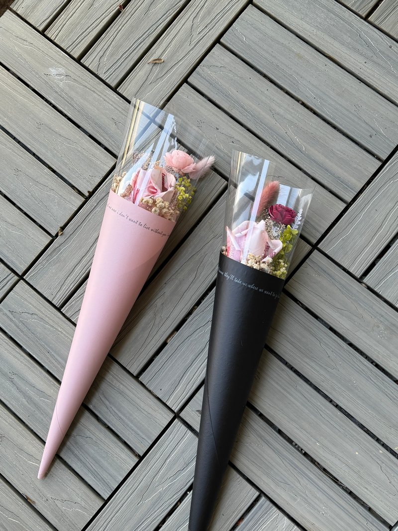 有钱花 钞票花 单朵包装 真钞需另外支付 - 干燥花/捧花 - 纸 粉红色