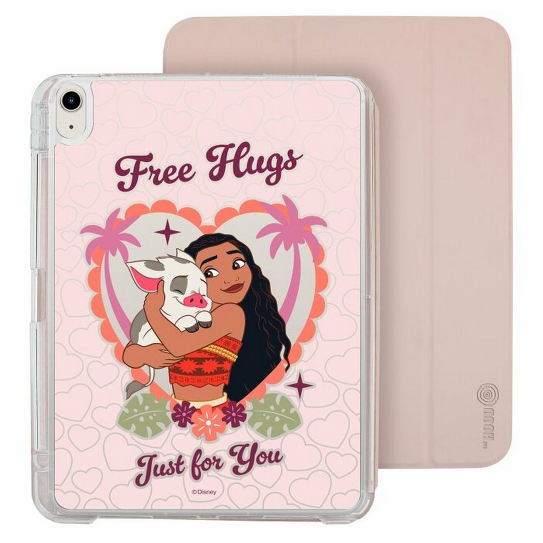 迪士尼莫娜 iPad Air /Pro2024mini7可拆式防摔透明保护折套 - 平板/电脑保护壳 - 塑料 多色