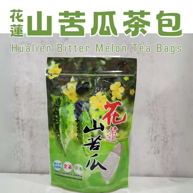 【伊贝果然】元气补给系列 - 花莲野生山苦瓜茶包20入 - 水果干 - 防水材质 
