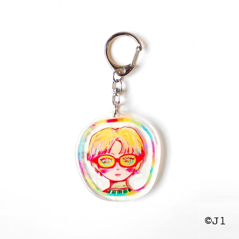 Rainbow Style / 彩虹镜框 / 压克力吊饰・原创插画 - 吊饰 - 压克力 