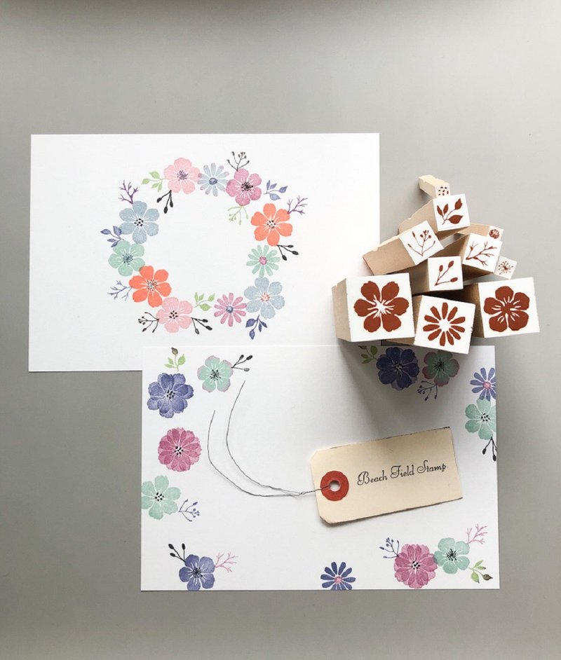 Botanical stamp set - 印章/印台 - 其他材质 