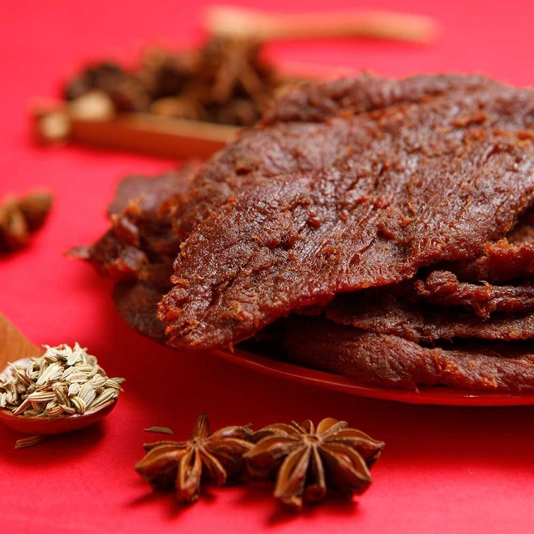 【滋美珍肉干店】原味牛肉干 勇夺天下第一摊冠军140g/270g - 肉干/肉松 - 其他材质 红色